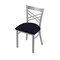 Holland Bar Stool Co 620 Catalina 18" Chair with Anodized Nickel Finish and Canter Twilight Seat 62018AN002 - alternate 1